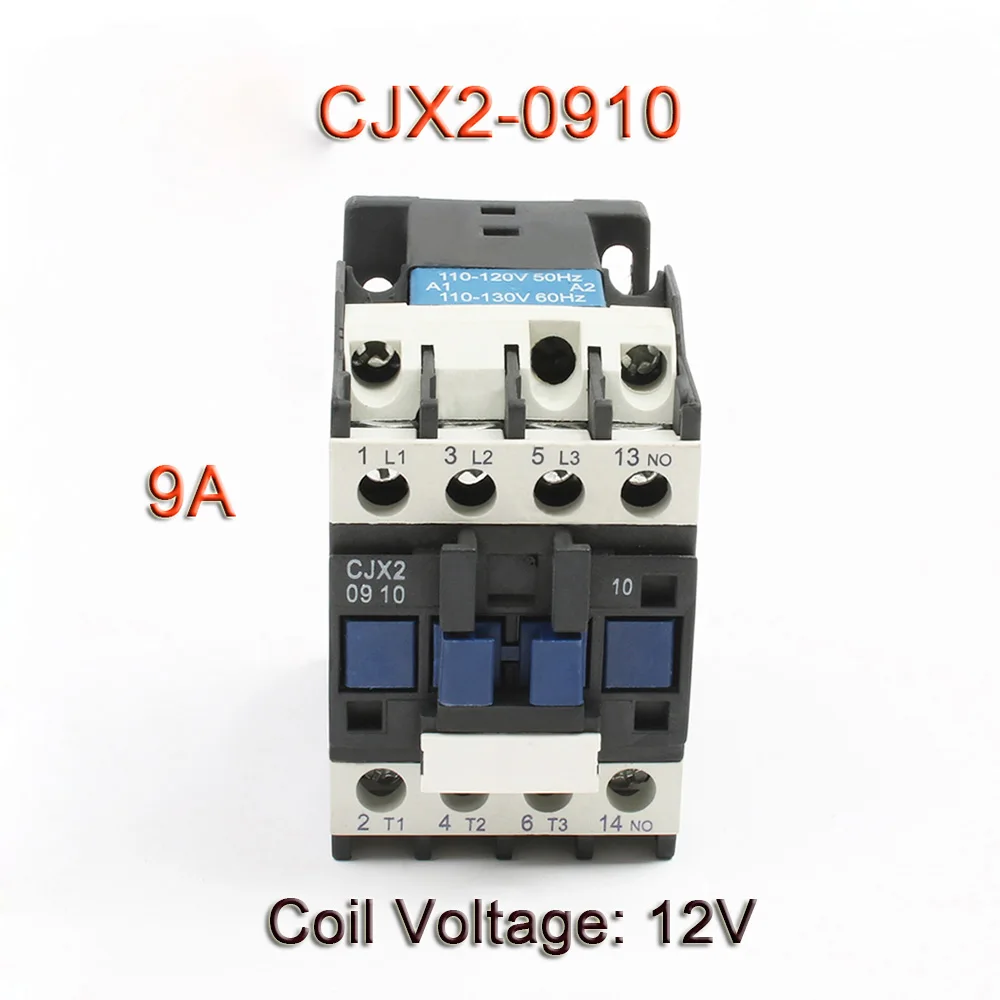 CJX2,CJX2-0910 LC1 CJX2-0910 CJX2-1210 CJX2-1810 380v 9a ac contactor 380V AC 9A /12A/18A 50 HZ/60HZ 220V 110V orginal - Цвет: 0910-12V