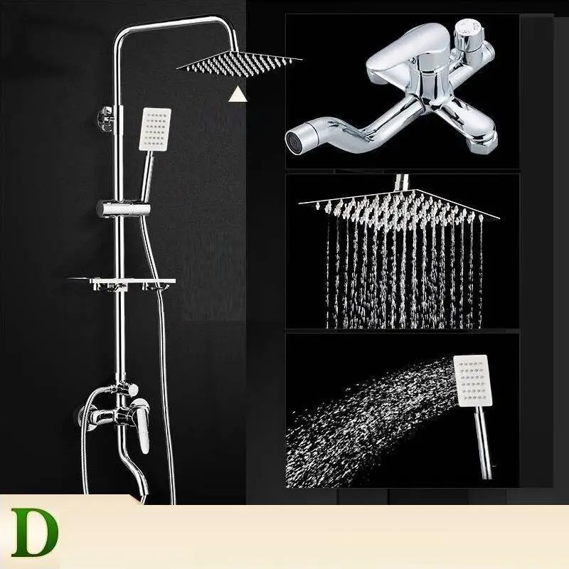 Piscina Salle Bain Doccia Duschset Torneira Lavabo Conjunto De Regadera Do Banheiro Ducha Chuveiro Douche Душевая система для ванной комнаты