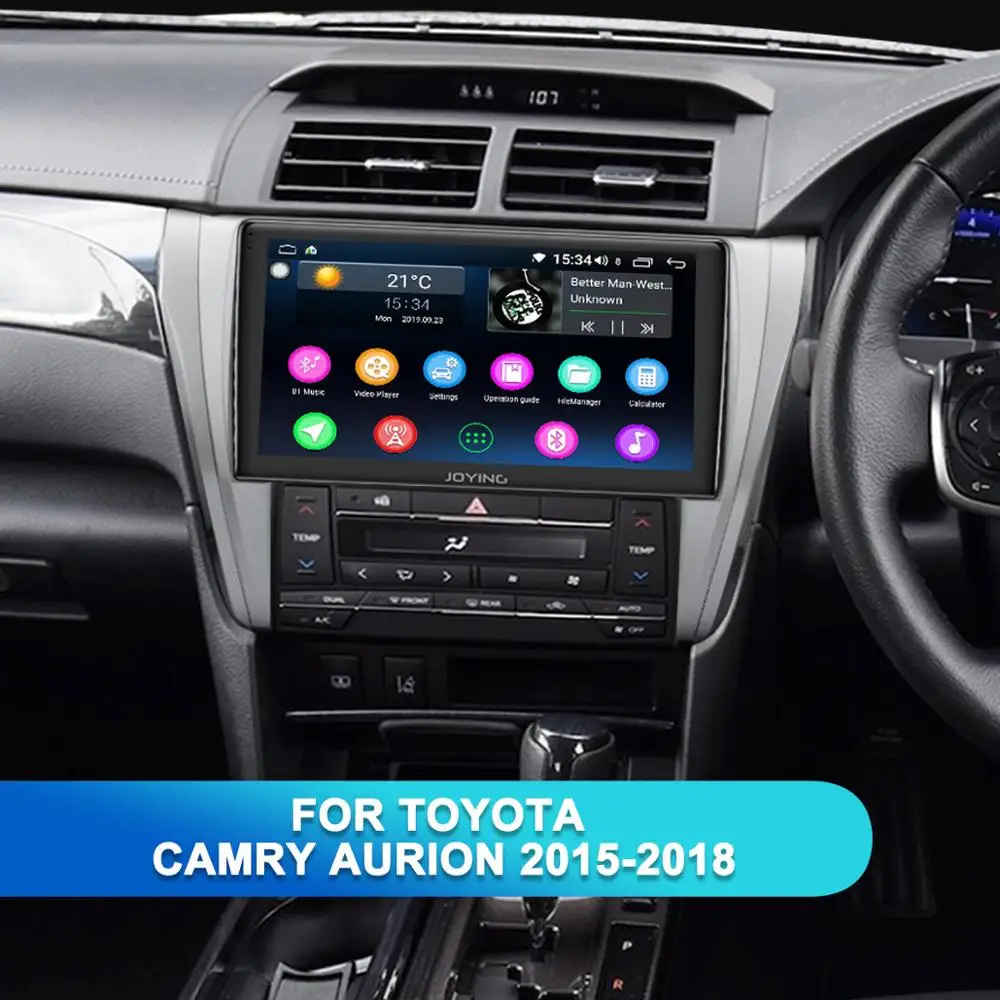 Android авто радио gps Navi плеер для Toyota Camry V55 DSP стерео ips экран 4 Гб+ 64 Гб WiFi USB Carplay