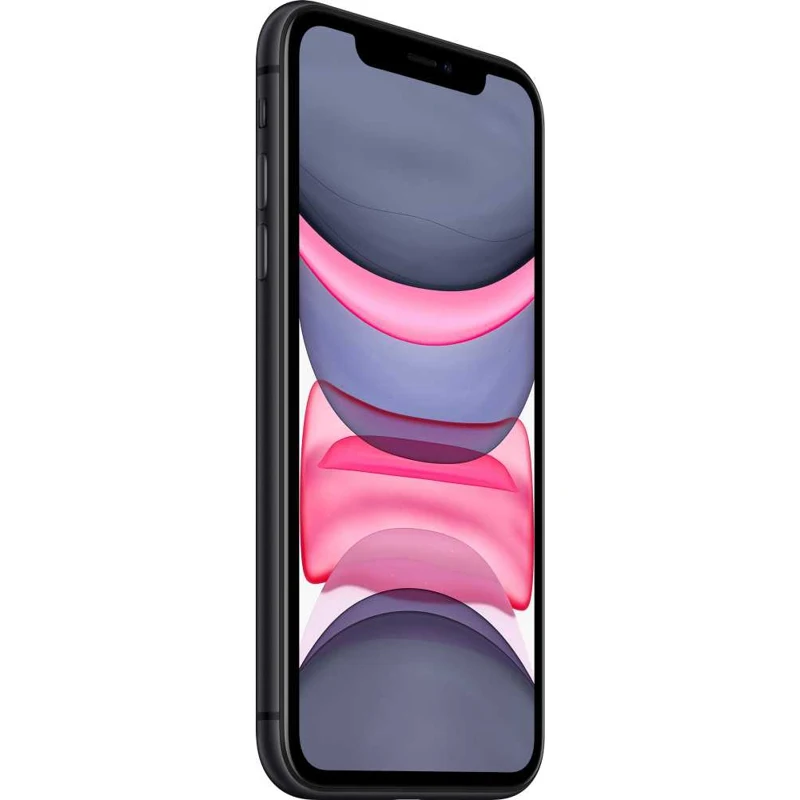Смартфон Apple iPhone 11 MWM02RU/A 128Gb черный 3G 4G 1Sim 6.1" IPS 828x1792 iOS 13 12Mpix 802.11ax