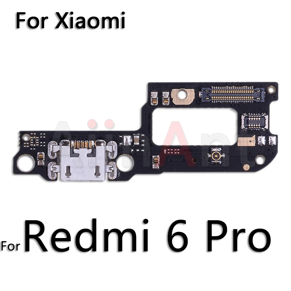 USB Дата зарядный порт зарядное устройство док-разъем гибкий кабель для Xiaomi mi Red mi Note 5 5A 6 7 Plus Pro Global Repair порты - Color: For Redmi 6 Pro