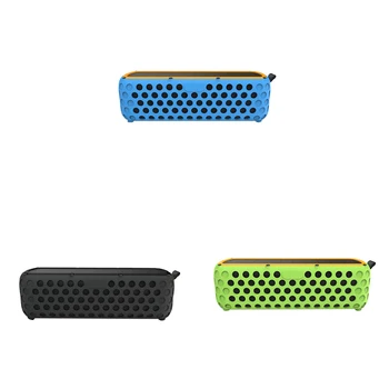 

Portable IPX5 Waterproof Solar Bluetooth Speaker With LED Light And Built-In Mic Compatible for IPhone Samsung And Smart Devices