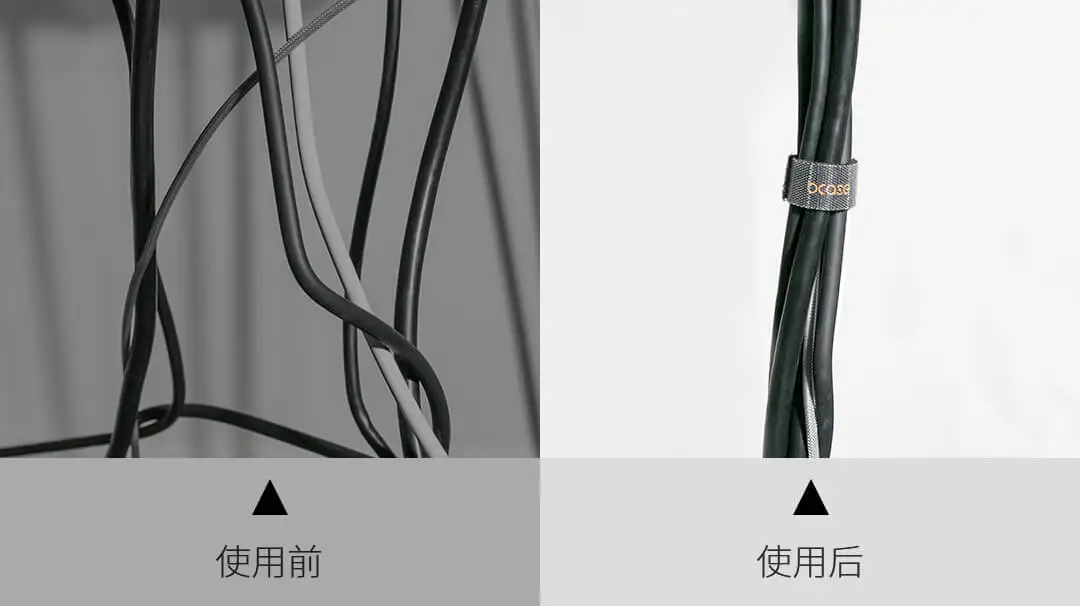 Xiaomi Youpin Bcase отрывная липучка Простота в использовании легко хранить полипропиленовый крючок материал провода для хранения подходит для офиса автомобиля учебы 1 м/3M