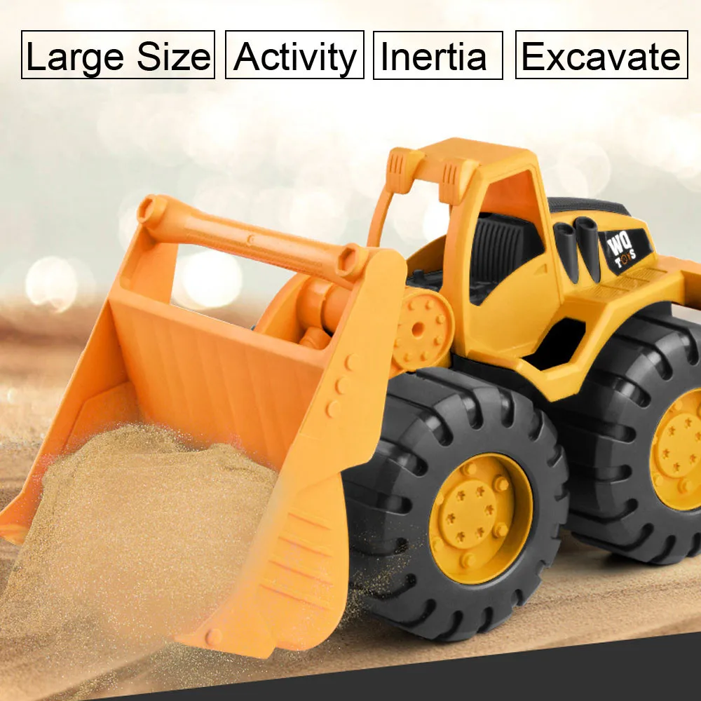 Игрушечные машинки для мальчиков пластиковые интерактивные игрушки для детей 1:24 Масштаб Игрушечная машина инженерный автомобиль-экскаватор ModelW815