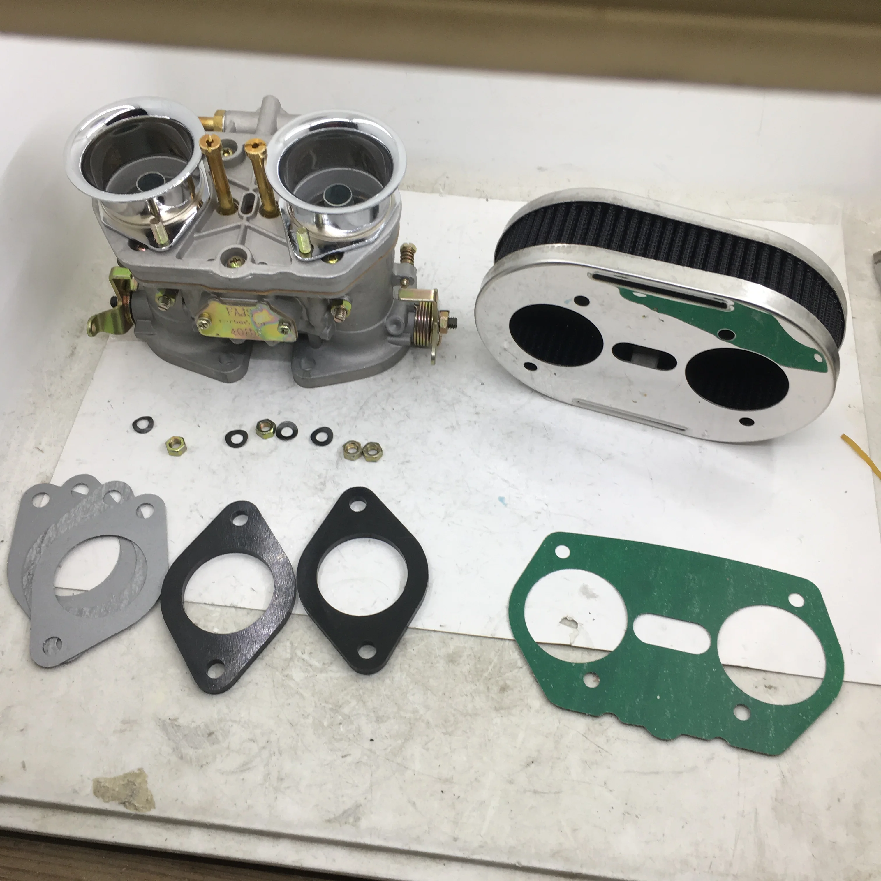 SherryBerg fajs 48mm 48 IDF 48IDF carb carburetor 28mm air horns 45mm tall air filter Insulate kit for Weber Solex dellorto EMPI