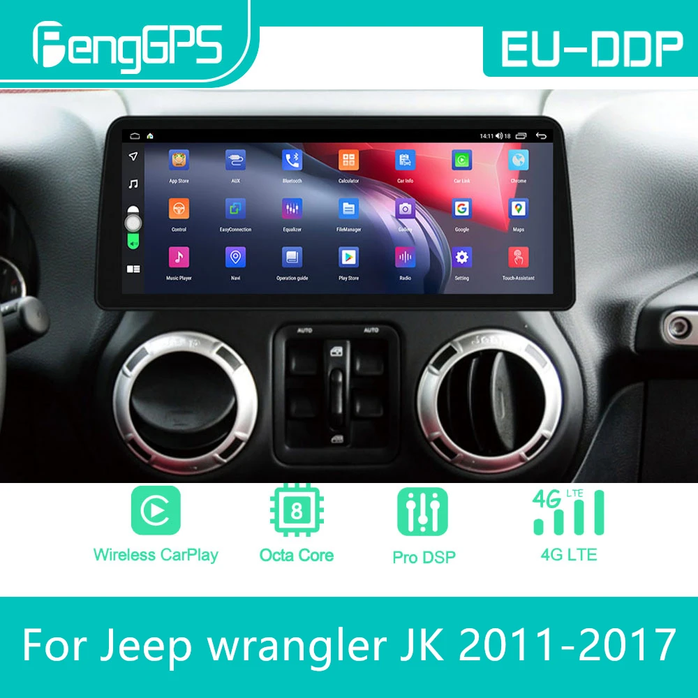  inch For Jeep wrangler JK 2010 2017 Android Car Radio Stereo  Multimedia Player 2Din Autoradio GPS Navi Screen|Car Multimedia Player| -  AliExpress