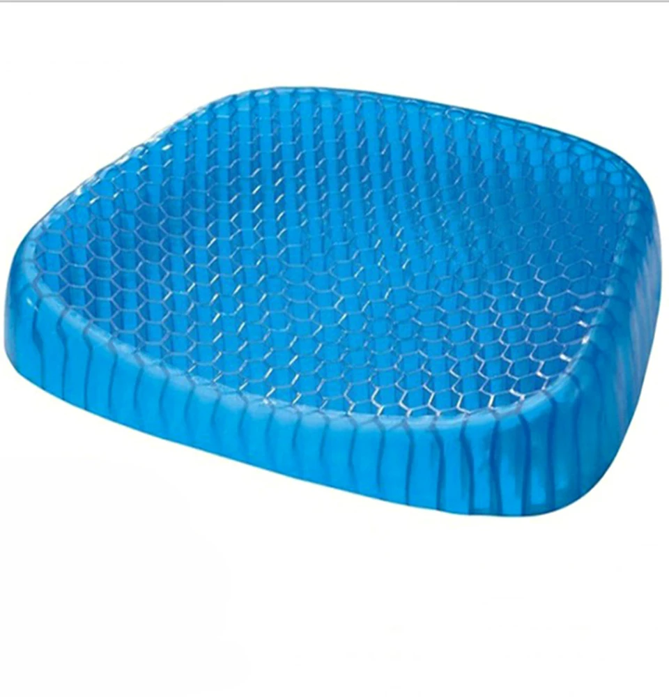 

Breathable Silicone Gel Seat Cushion Living Room Bedroom Honeycomb Design Chair Cushion Family Protection Cushion dropshipping