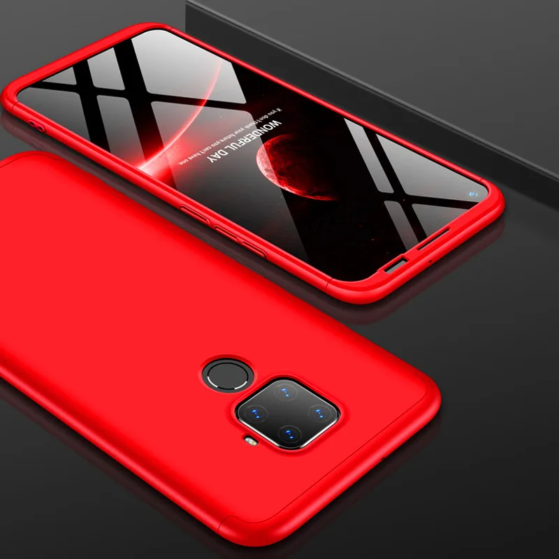 Redmi Note 8T 360 чехол Цветной 360 полная защита корпуса чехол матовый Жесткий чехол для телефона для Xiaomi Redmi Note8T с Стекло протектор