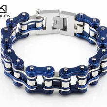 22,5 см тяжелые цепи велосипеда Браслеты Нержавеющая сталь инструмент для демонтажа цепи велосипеда(не сужающийся книзу массивный браслет цепочка на руку браслет для Для мужчин рок ювелирные изделия