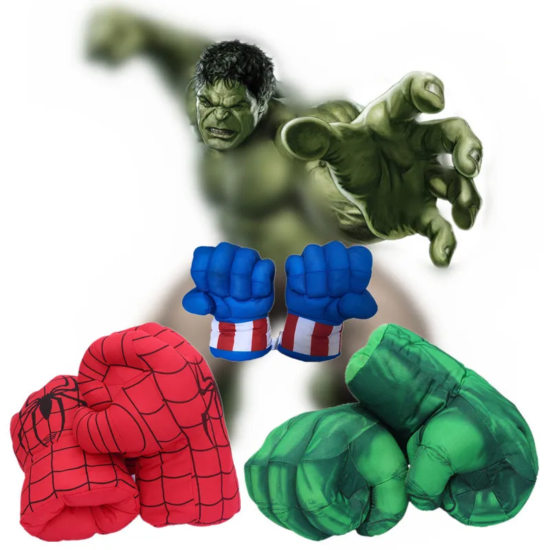 Child Giant Fist Gloves Cosplay Props Boy Girl Halloween Hero Game Party Gift | Тематическая одежда и униформа