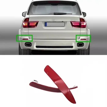 

2PCS Rear Tail Bumper Corner Reflector Cover Decorative False Light Lamp for BMW X5 E70 LCI 2011-2013 63147240997 63147240998