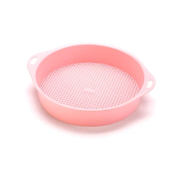

With Handle Practical Household Gardening Stone Soil Sieve Filter Net For Compost Fine Mesh Planting Tools Mini Round Shaped