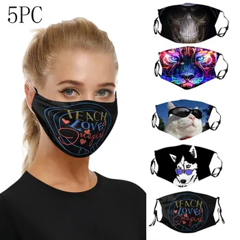 

wholesale! Mouth Masks For Protection Face Mask Washable Mask mascarilla mascara facial masque skin care face mask 5pc