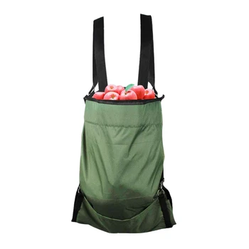 

Large Fruit Picking Bag Adjustable Harvest Garden Apron Storage Pouch for Harvesting Vegetables Big Fruits Apple