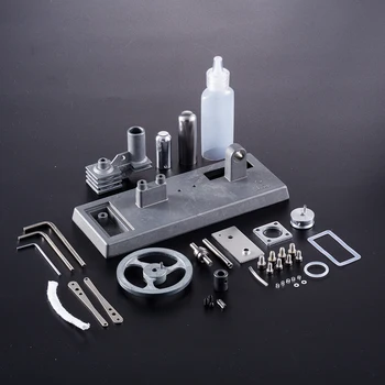 

Stirling engine model assembled metal steam generator education toy