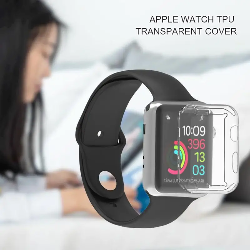 Screen Case Protective Cover Protector Frame Shell Replacement Film for Apple Watch 2/3/4 38/42/40/44mm Smart Watch Accessories