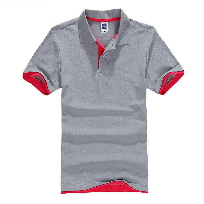 High Quality Tops&Tees Men's Polo shirts Business men brands Polo Shirts Turn-down collar mens polo shirt