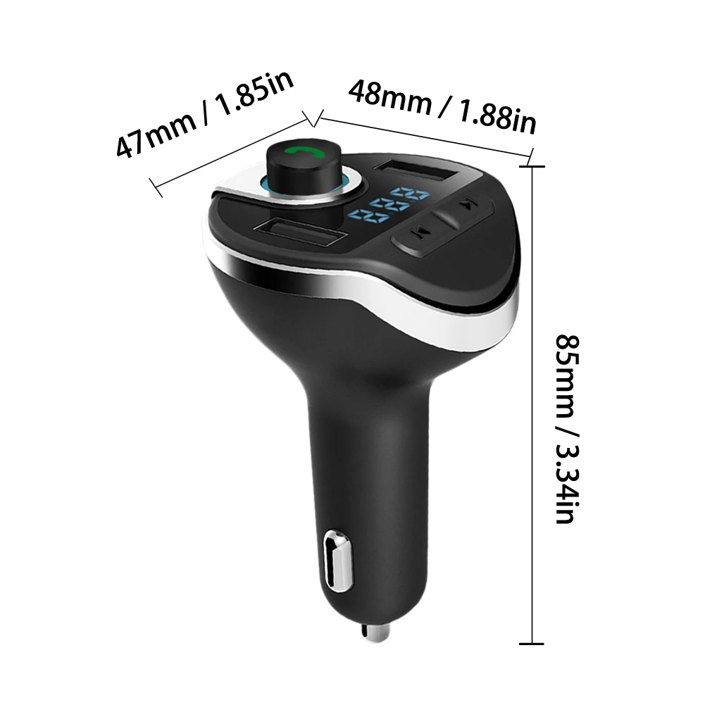 Беспроводной автомобильный Bluetooth MP3 Playe fm-передатчик Hands-free автомобильный комплект аудио 3.1A двойной usb порт быстрое зарядное устройство MP3 радио адаптер