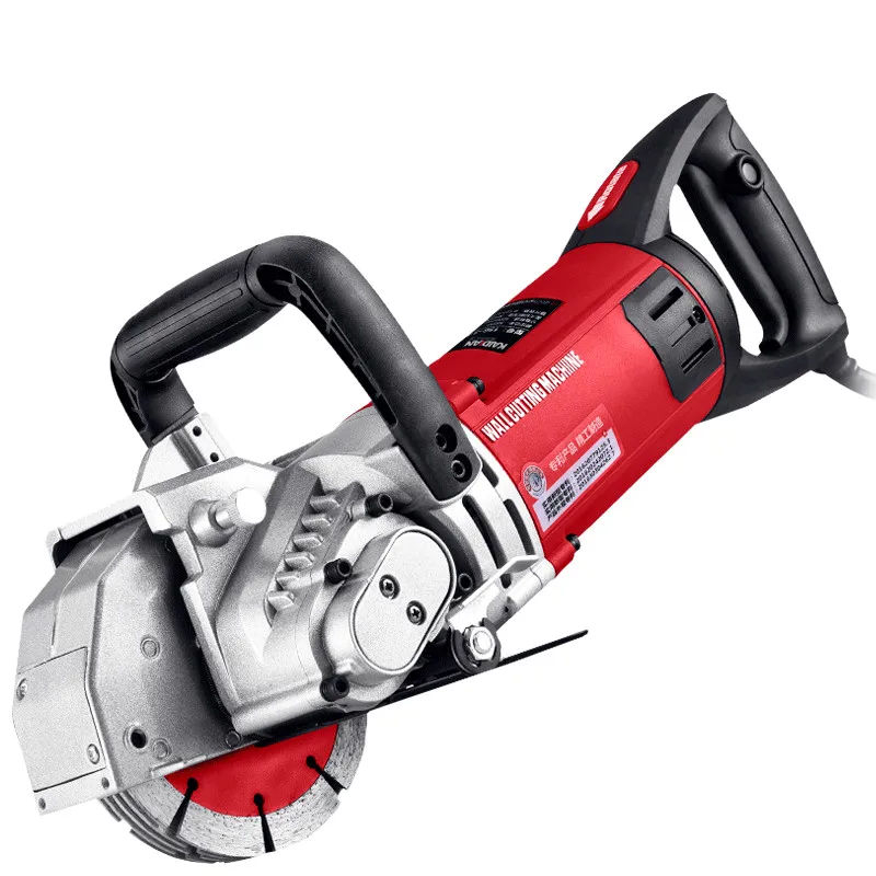 Slotting machine once formed slot machine dust-free water and electricity installation engineering wall cutting