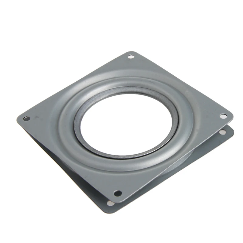 Square Bearing Swivel Plate Lazy Susan Turntable 3"/4"/6" TV Rack Desk Tool N58A rotating display stand rotating turntable plate
