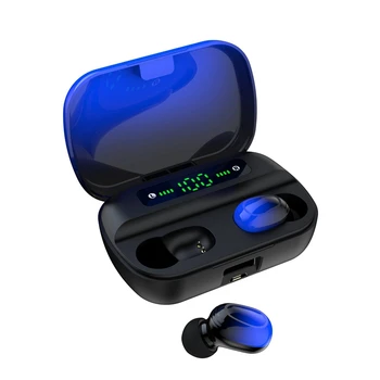 

TWS 5.0 Fingerprint Press Bluetooth Earphones IPX7 Waterproof Headset with Dual Mic HD Stereo Sport Wireless Headphones