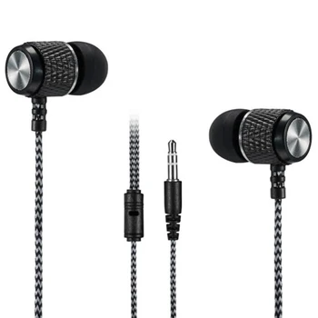 

Nylon Cord Braided Wiring Earphones Steel Magnetic 6U Speaker in-ear Earbuds Noise Cancelling Hifi Headset IPX5 Waterproof Sport