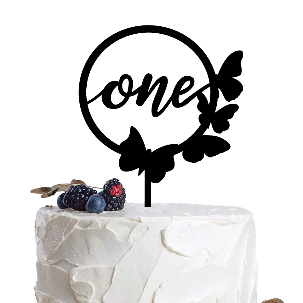 One Wreath Cake Topper Baby's 1st Birthday cake topper wreath cake topper One First birthday Party Decoration (7)