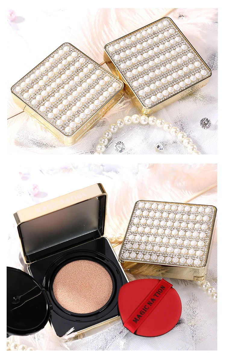 MAGIC NATION BB Cream Air Cushion Concealer Moisturizing Foundation Sunscreen Makeup Bare Whitening Face Cream Korean Cosmetics