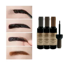 1 шт. черный Liuqid гель для бровей натуральный стойкий легко окрашиваемый Быстросохнущий Водонепроницаемый пигмент коричневый серый усилитель бровей