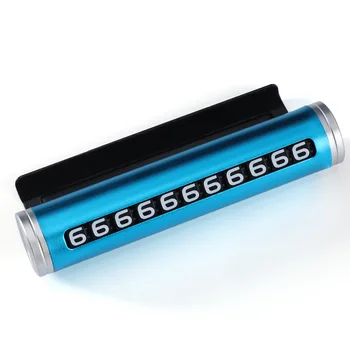 

Metal Universal with Lever Phone Holder Temporary Car Parking Card Telephone Number Stop Sign Parking Plate Car-styling 2020NEW
