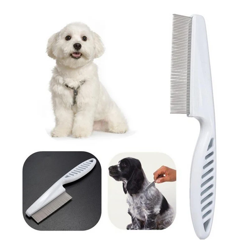 Protect-Flea-Comb Grooming-Tools Remove Deworming-Brush Hair Short Pet Fur Dogs Stainless-Steel