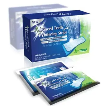 

14 x 2pcs 3D Teeth Whitening Strips Natural Ingredients Mint Flavor Whitestrips