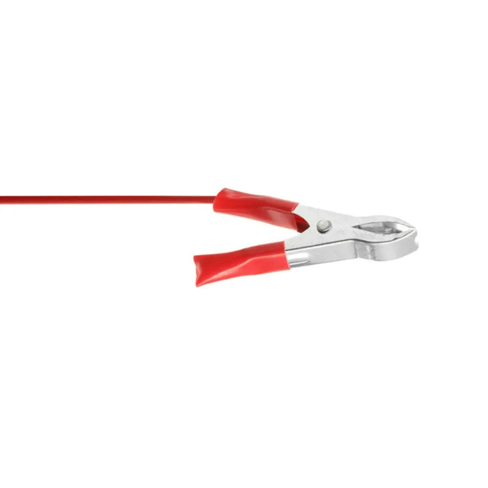 2Pcs rojo y negro cables Pinza de Batería de Coche Cargador Pinzas de Cocodrilo Pinza FAD Zk 