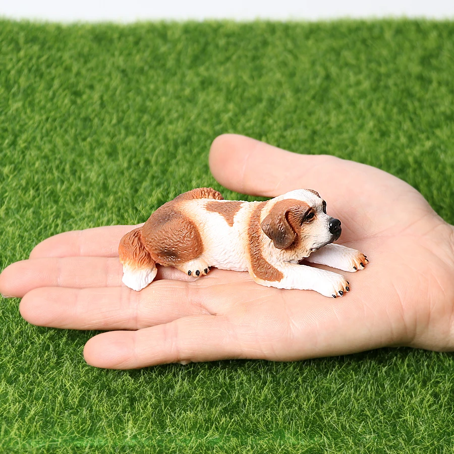Simulation Dog Animal Figurines - Decorative Gift