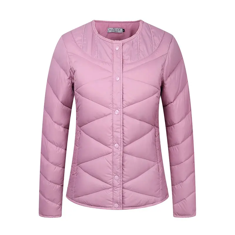 Kopen Herfst Winter Warm Wit Duck Down Jassen Vrouwen Nieuwe Mode Toevallige Basic Korte Jassen Vrouwelijke Bovenkleding Jassen Plus Size P106