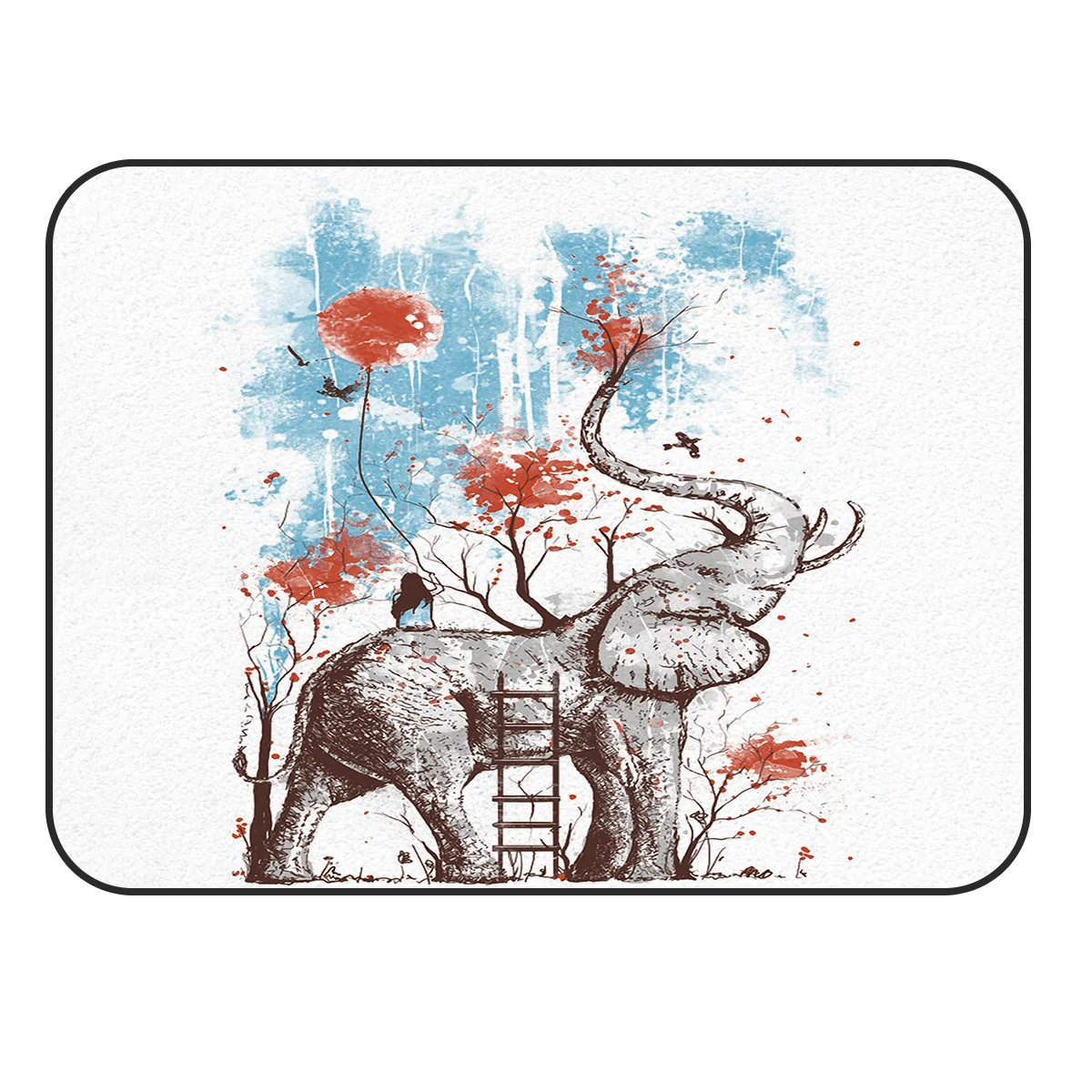 CHARMHOME мягкий ковер Противоскользящий ковер Африка Индийский Слон ковер для гостиной коврик для домашнего декора