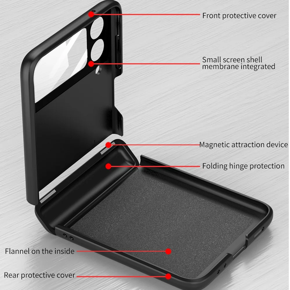 Samsung Z Flip 3 Case with Hinge Cover – wowacase