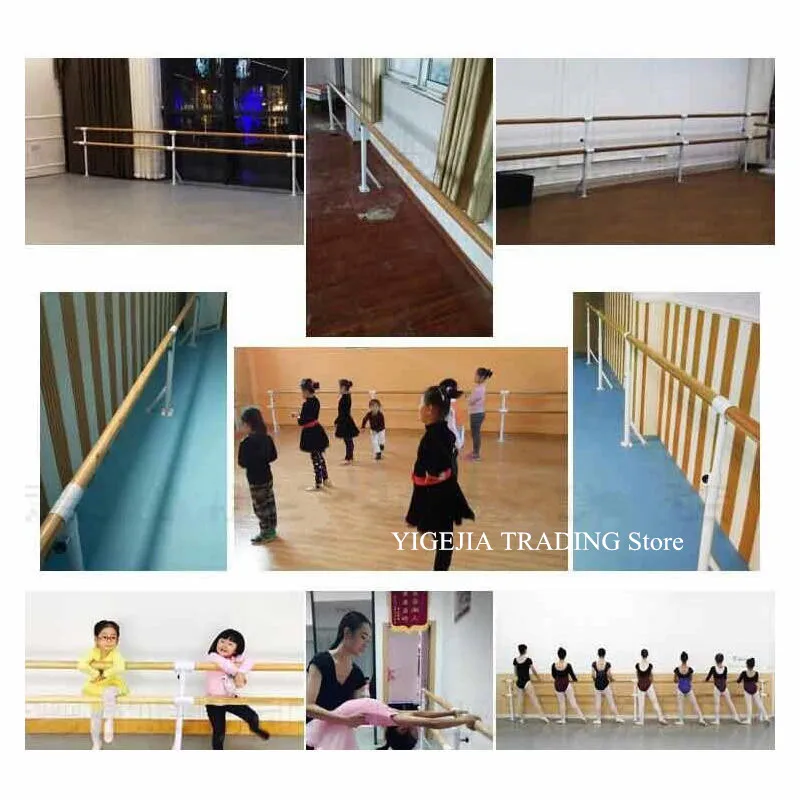 119cm Length Floor Fixed Dance Bar With 65-110cm Height Adjustable, Steel  Frame Stable Home Ballet Barre - Horizontal Bars - AliExpress