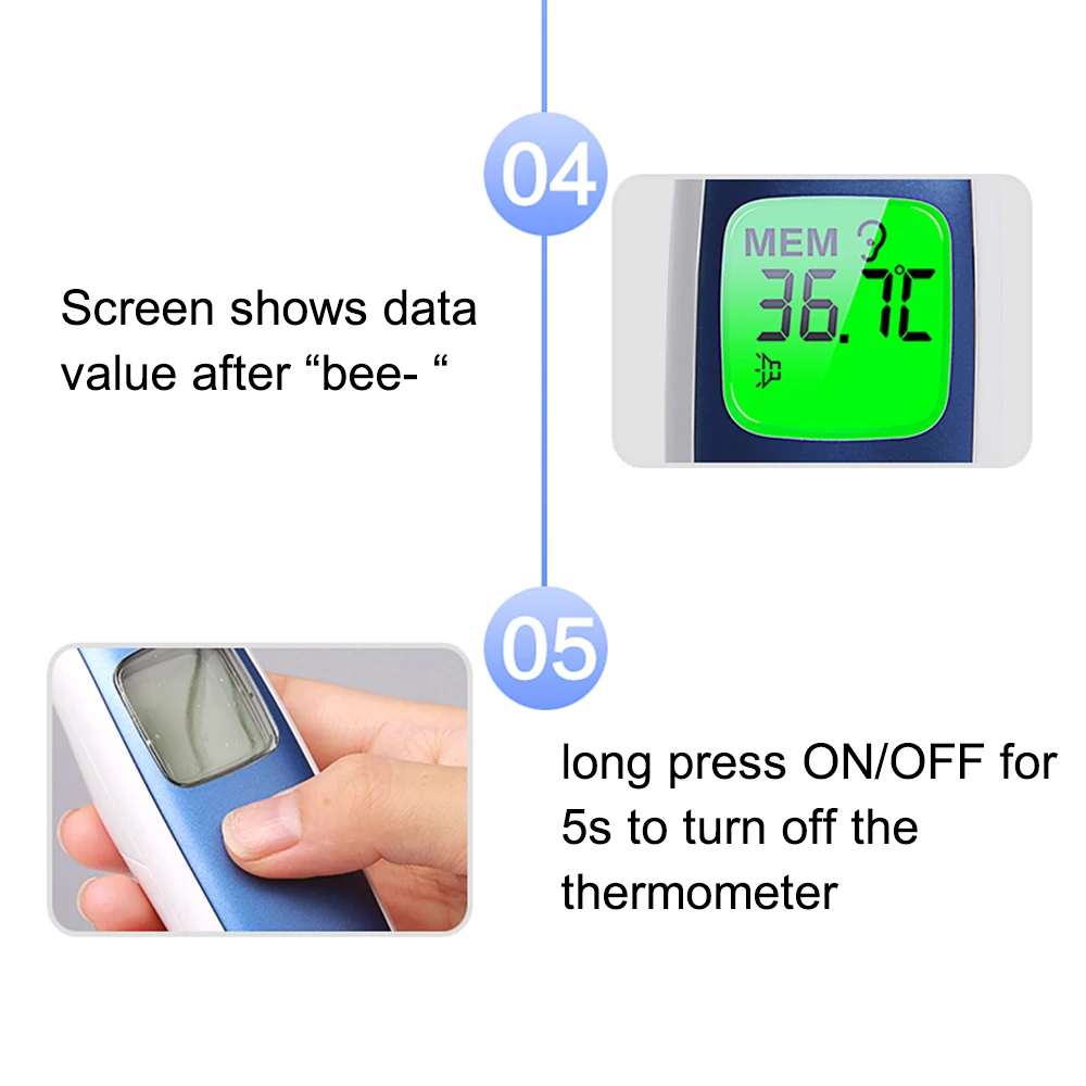 Cofoe ушной лоб термометр инфракрасный бесконтактный детская температура Мути-фукция цифровой для младенцев и взрослых измерения температуры