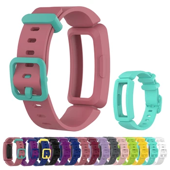 

Soft Silicone Sport Replacement Bracelet Straps for Fitbit Inspire/Inspire HR/ACE2 Fitness Band Wristband with Frame Protecter