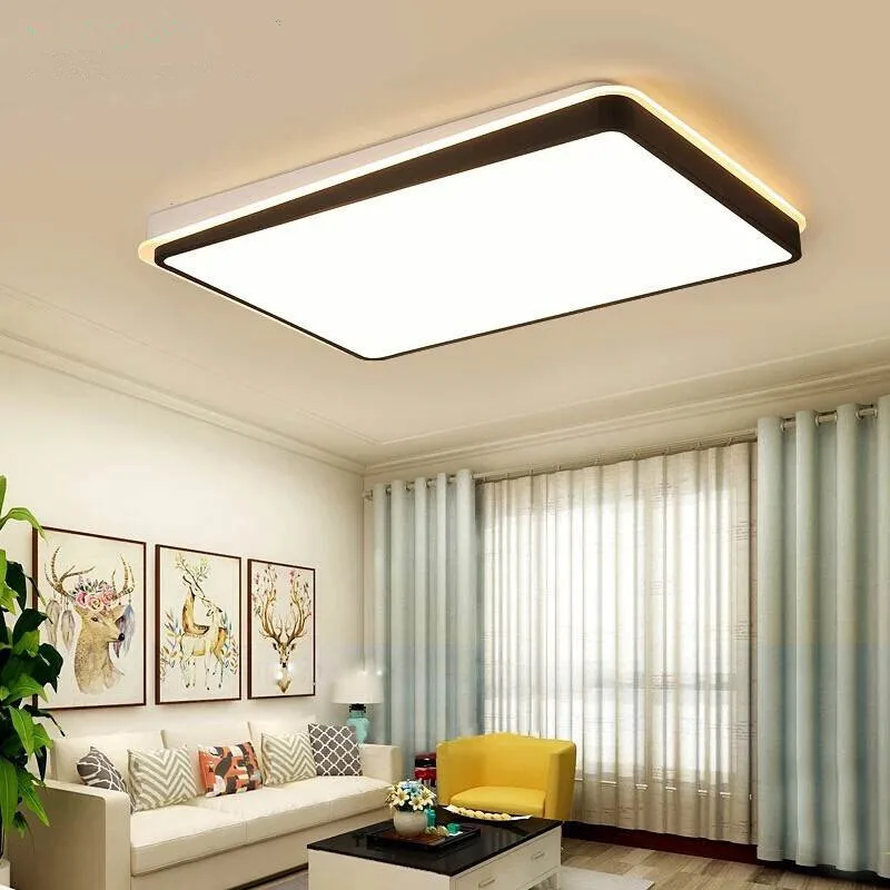Minimalism Modern Led Ceiling Lihgts For Living room Bedroom lights lampara techo White+Black Nordic led Lamp fixtures | Лампы и