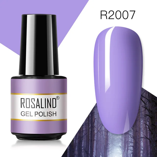 ROSALIND Gel Nail Polish 7ML Matte Base Top Coat For Soak Off Gel Polish UV LED Gel Semi Permanent Varnishes Design Nail Art RAR2007