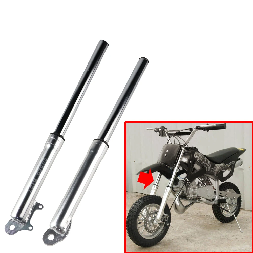 New Front Forks Shock For For Coolster Mini Pocket Bike 47cc 49cc QG-50 FK08 2 Stroke High Quality