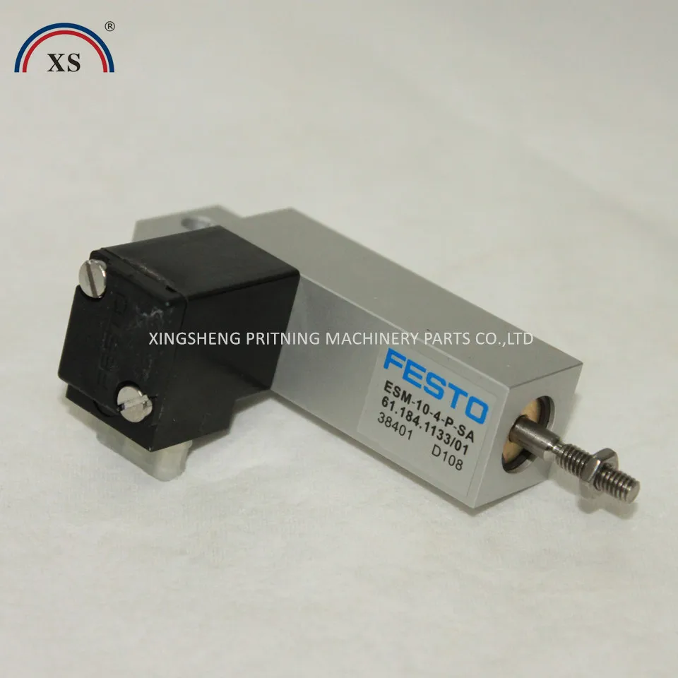 

2 PCS FREE SHIPPING 61.184.1133 SOLENOID VALVE CYLINDER VALVE UNIT HIGH QUALITY PRINTING MACHINE PARTS XL105 CX102 CD102 SM102