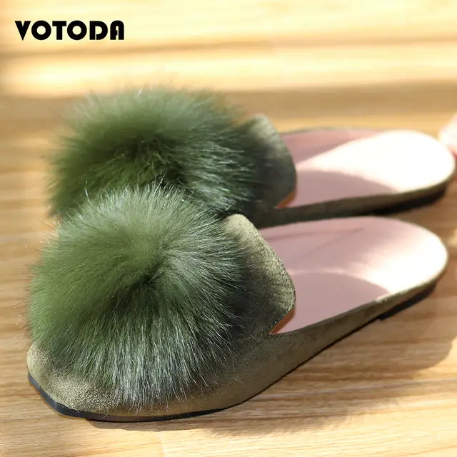 fur slippers online