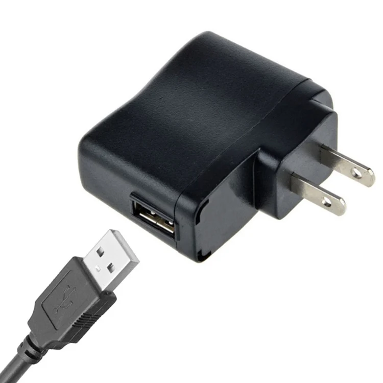 

2 Pin Plug Power Adapter Charger For AC 110V-240V O1E5 Xmas DC to 500mA X2X5 5V C3E3