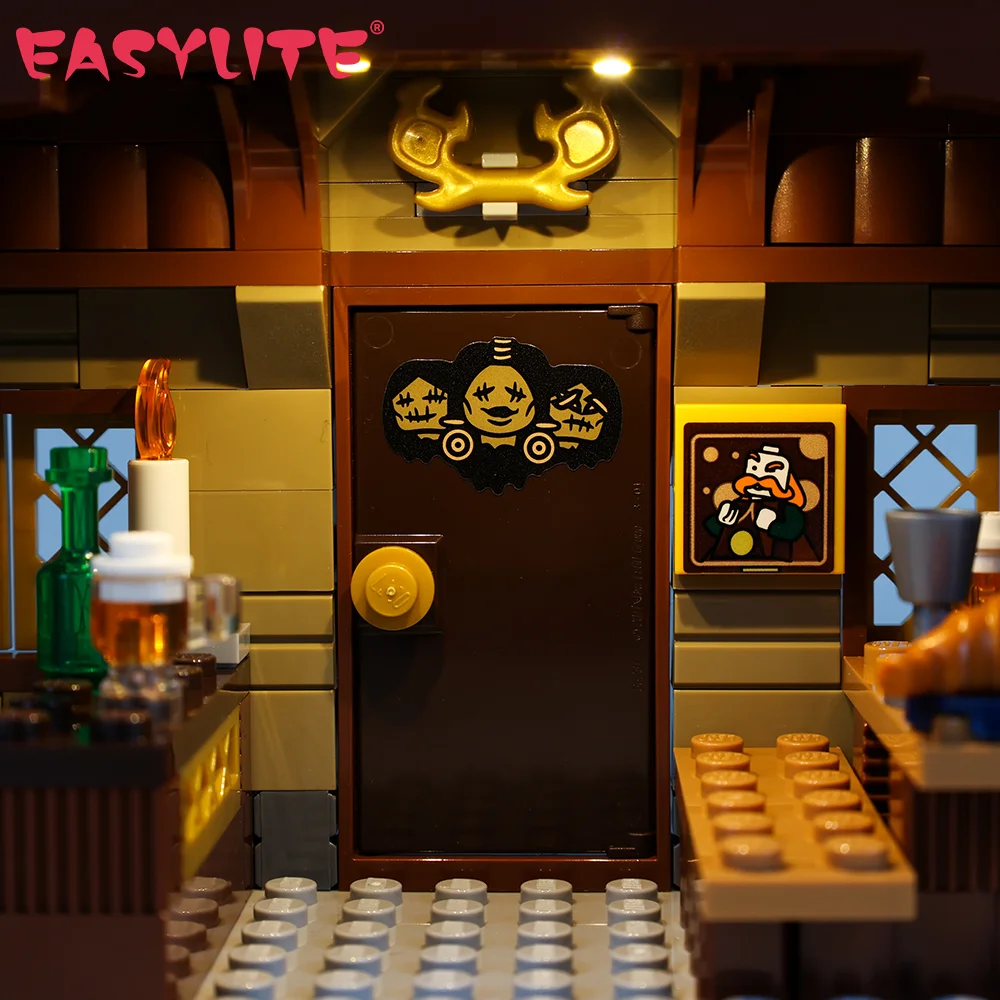 Kit Luce Led Easylite Per Il 76388 Visita Del Villaggio Modello Da Collezione Giocattoli Fai Da Te Blocchi Solo Mattoni Kit Di Illuminazione Non Inclu