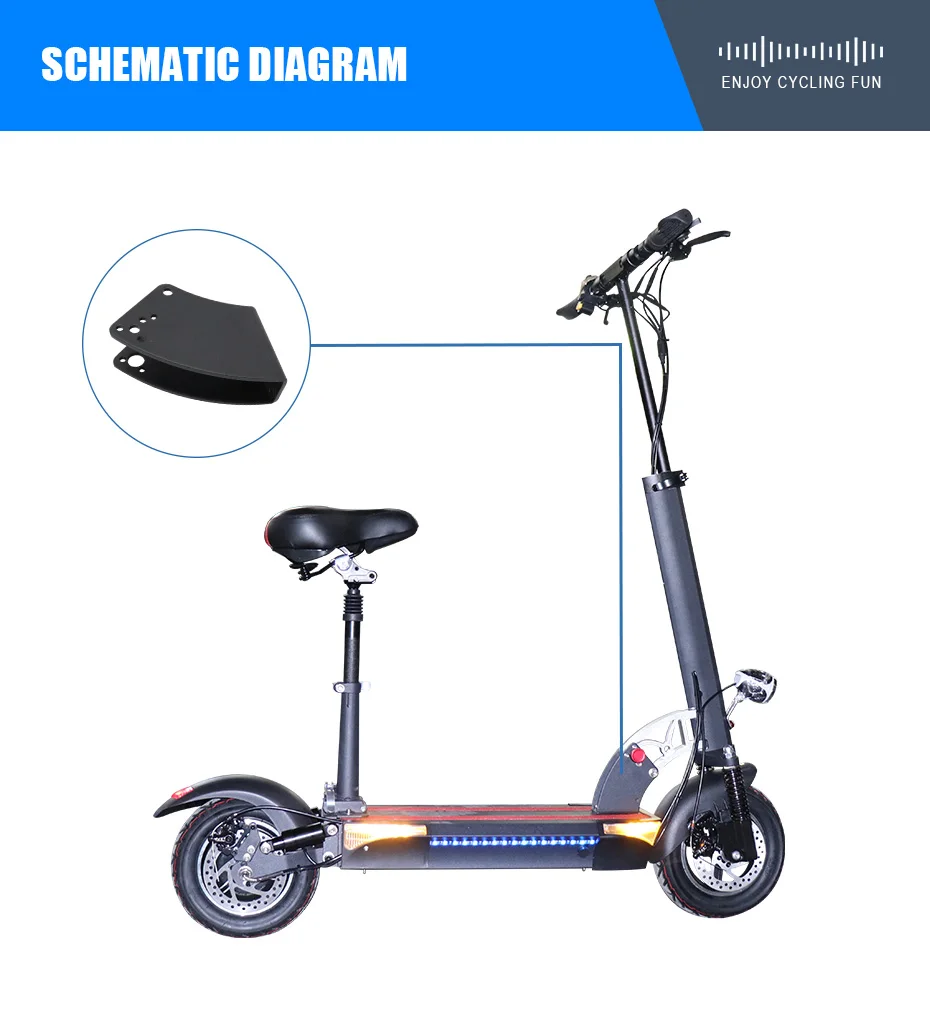 Electric Scooter Upper Connnection for 10 Inch X48 E Scooter Overall Aluminium Thickening Matte Texture Escooter Accessories