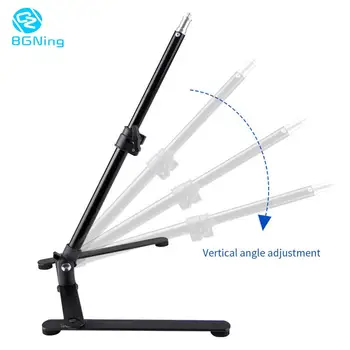 

BGNing Foldable Mobile Phone Overhead Stand Live Light Extension Rod Microphone Shooting Support SLR Mount Photo Studio Bracket