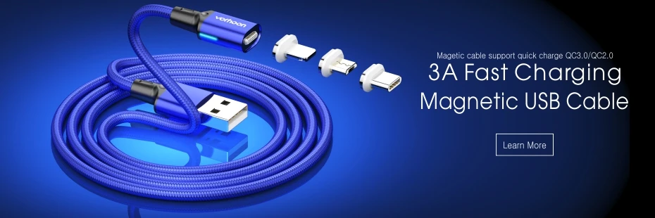 Vothoon 3A Быстрая зарядка type C USB кабель для samsung S10 Xiaomi Redmi Note 7 type C кабель для зарядки мобильного телефона USB C кабель